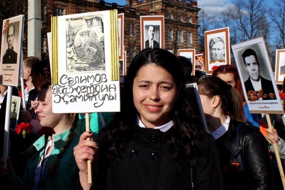 Victory Day was solemnly celebrated at Elabuga Institute of KFU