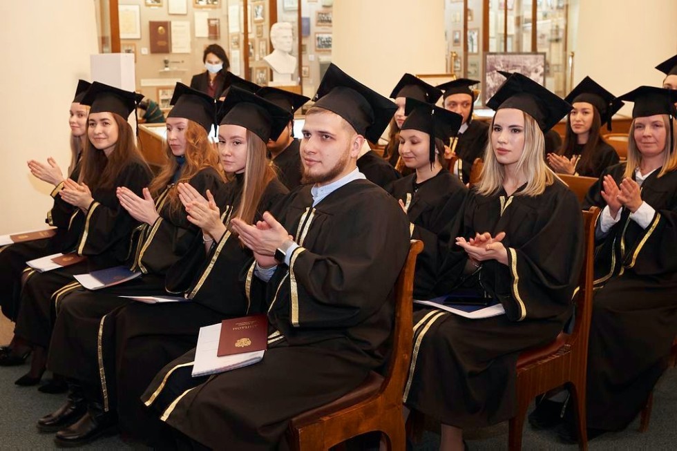 AWARD OF DIPLOMAS TO GRADUATES OF MASTER'S PROGRAMS