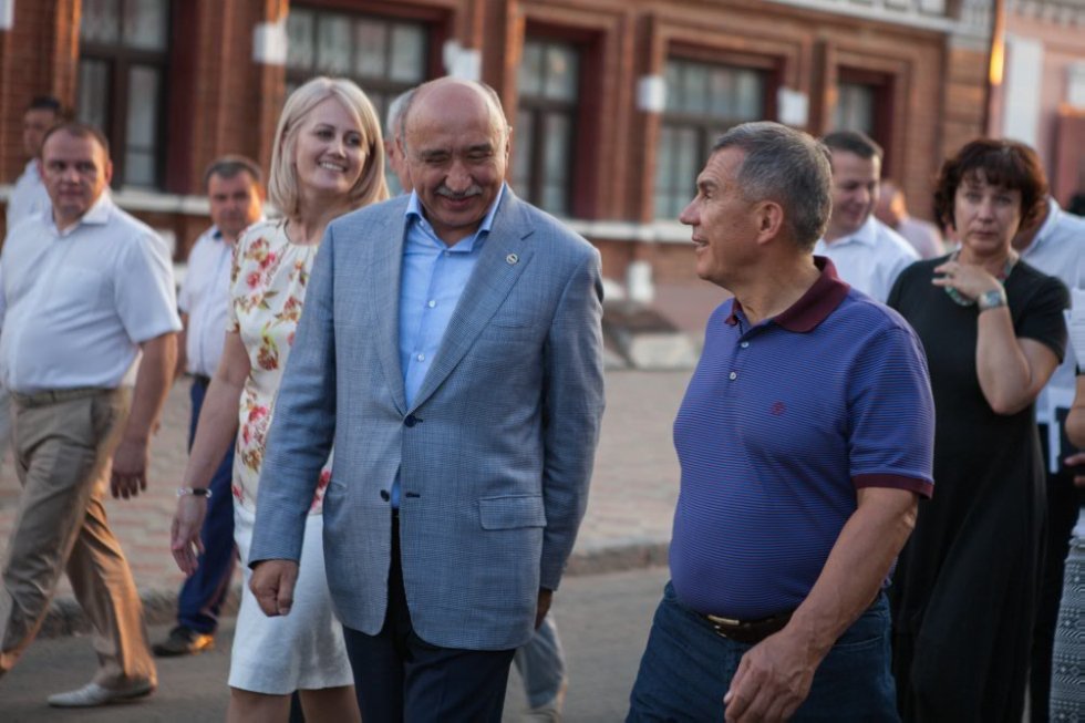 The President of the Republic of Tatarstan has estimated possibilities of pedagogical education at the Yelabuga institute of KFU The President of the Republic of Tatarstan has estimated possibilities of pedagogical education at the Yelabuga institute of KFU