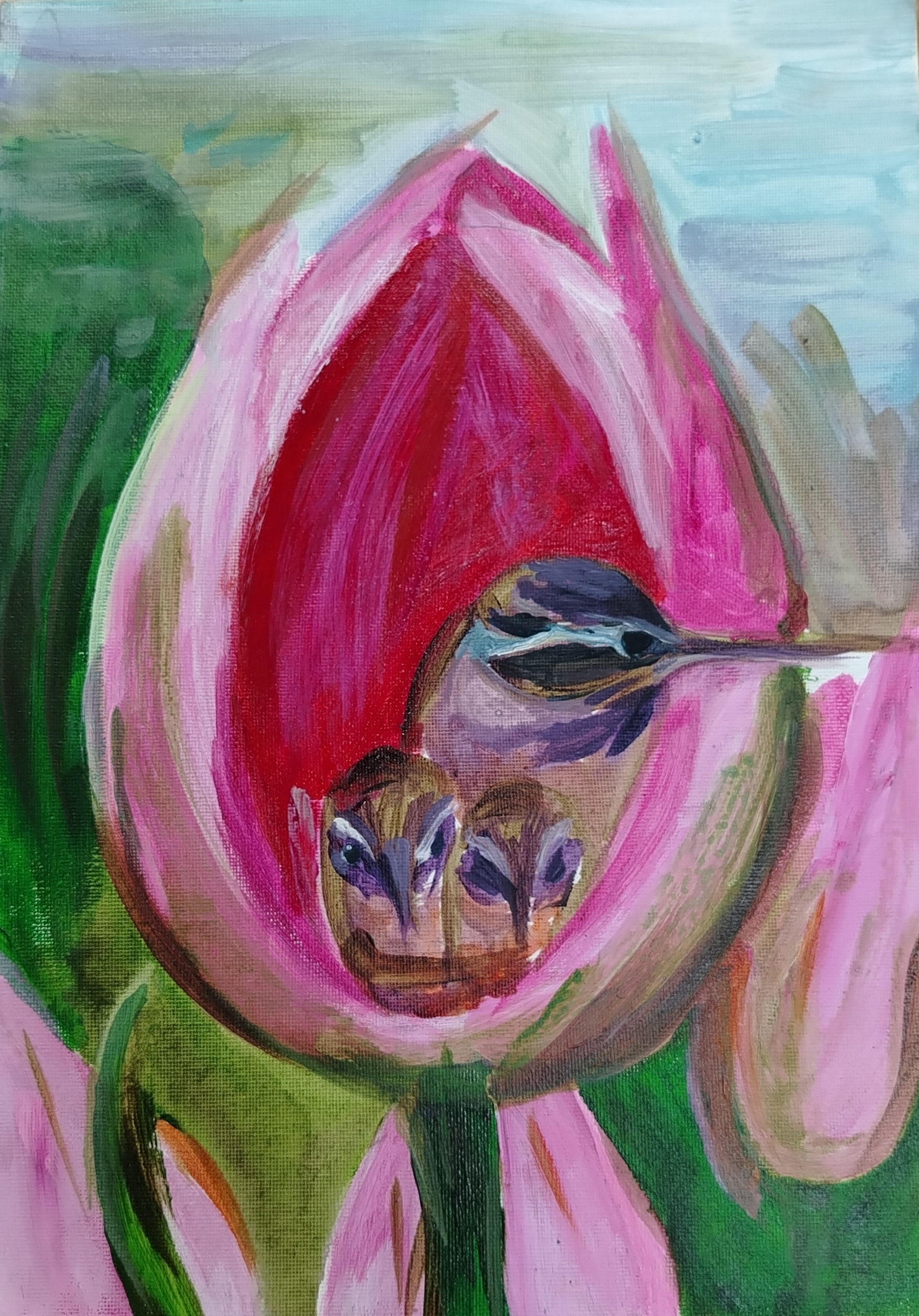 'Сквозь магический кристалл ?' 'Сквозь магический кристалл ?'