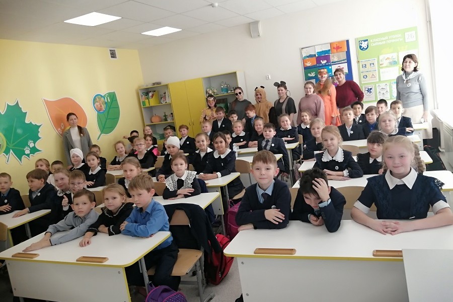 Интерактивное занятие состоялось в 'Университетской' школе Интерактивное занятие состоялось в 'Университетской' школе