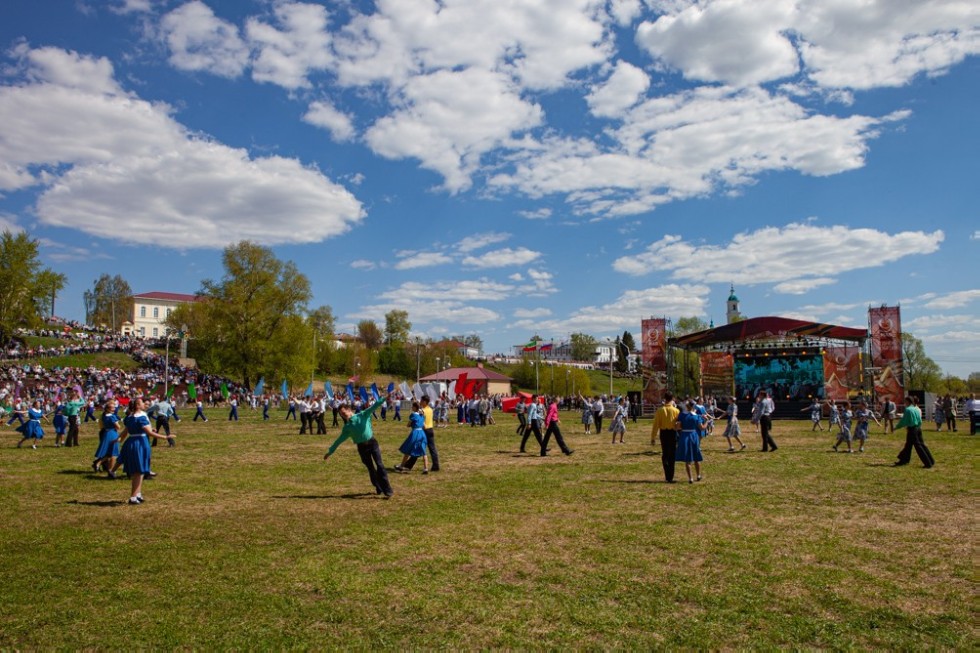 Elabuga Institute KFU participated in the city celebration of Victory Day