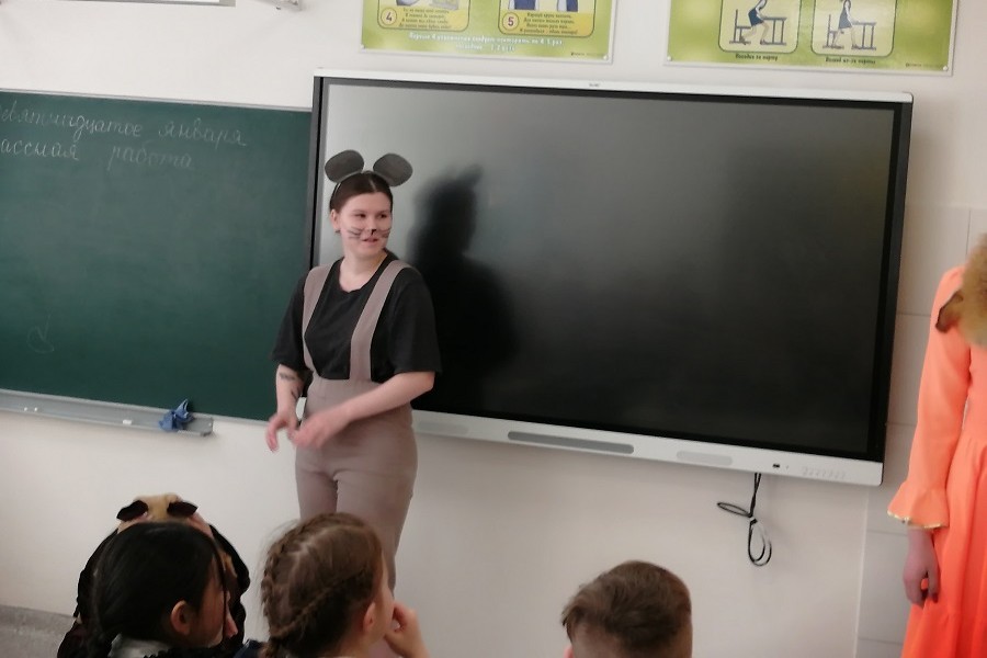 Интерактивное занятие состоялось в 'Университетской' школе Интерактивное занятие состоялось в 'Университетской' школе