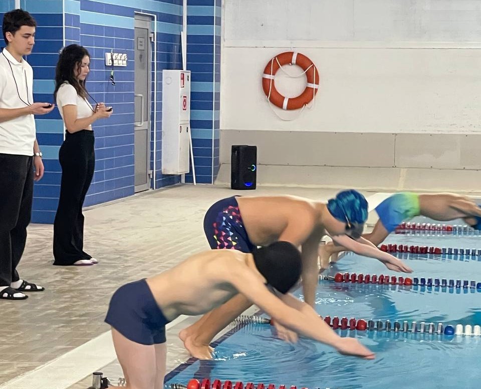 Новогоднее соревнование юных пловцов Новогоднее соревнование юных пловцов