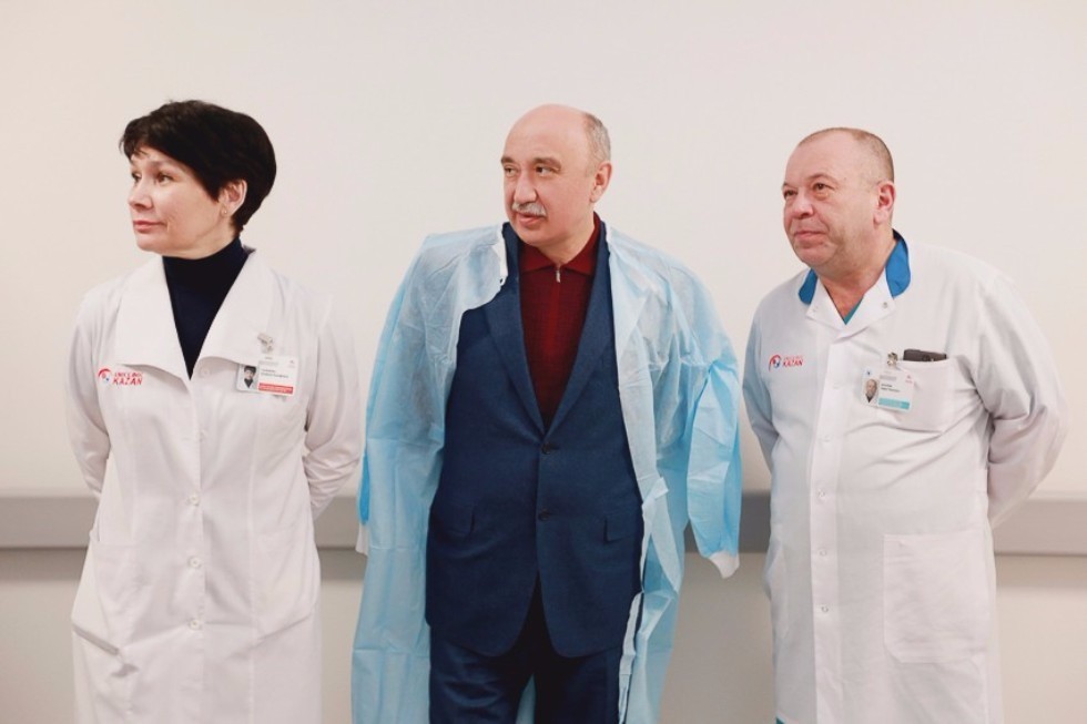 Rector Ilshat Gafurov Held a Media Tour Around Kazan University's Medical Cluster