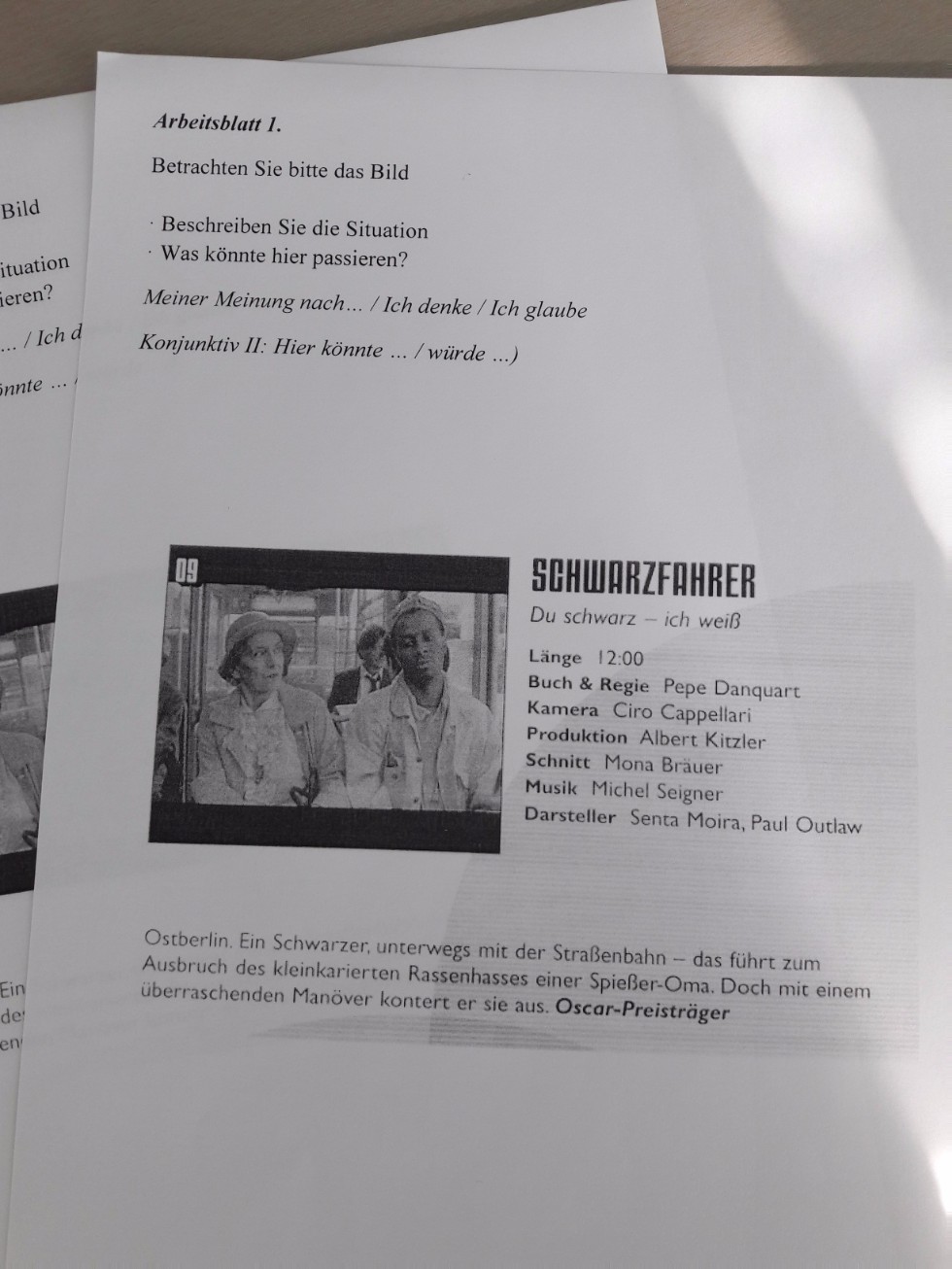 � ������ ������ ��������� ����� ��������� ����, �� ������� ���������� ��� ��������� � ��������� ���������������� ����� �� �������� ����� 'Der Schwarzfahrer'