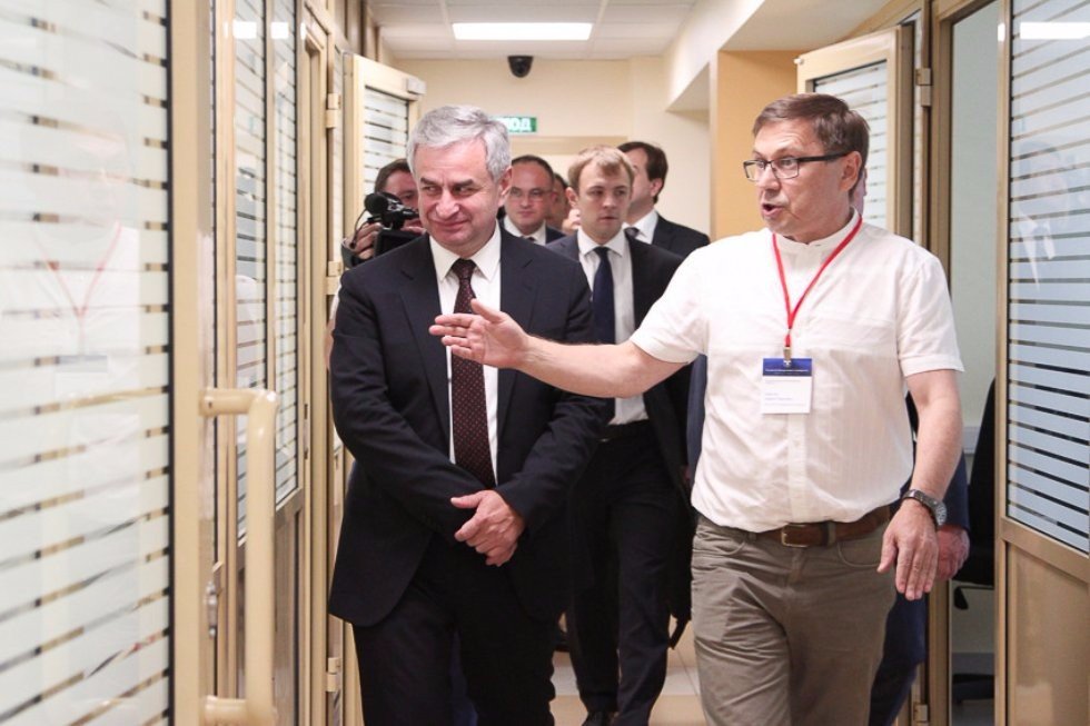 President of Abkhazia Raul Khadjimba Visits KFU