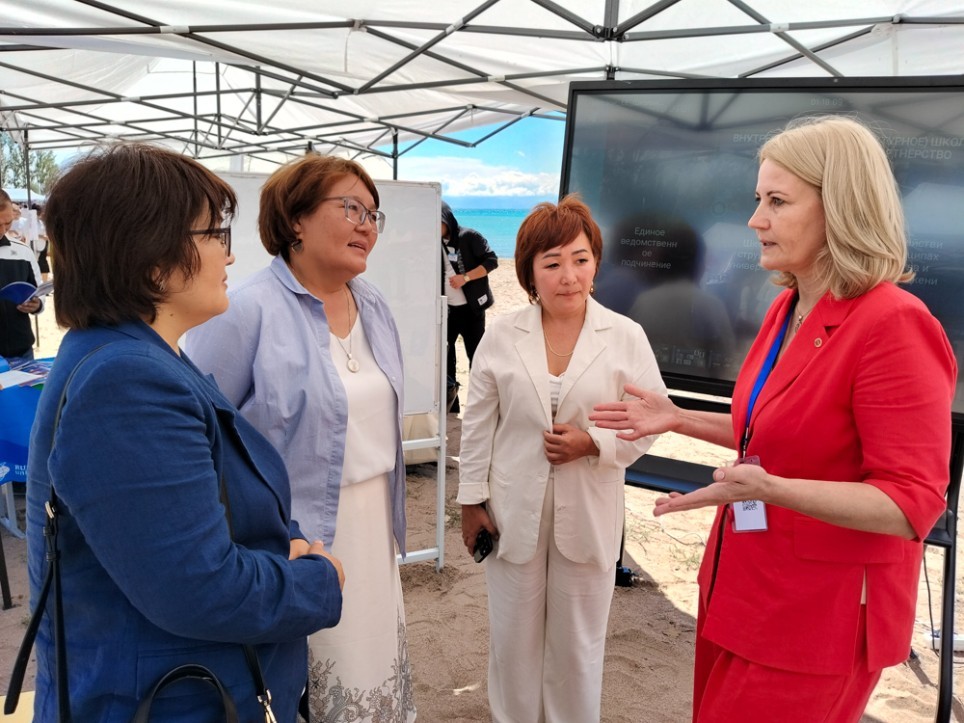 Elabuga Institute of KFU took part in an educational fair in Kyrgyzstan