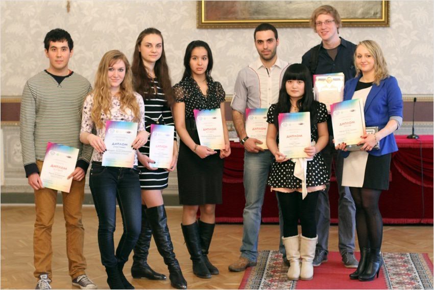 Announcement of Winners of Kazan-City Contest in the Russian Language among International Students