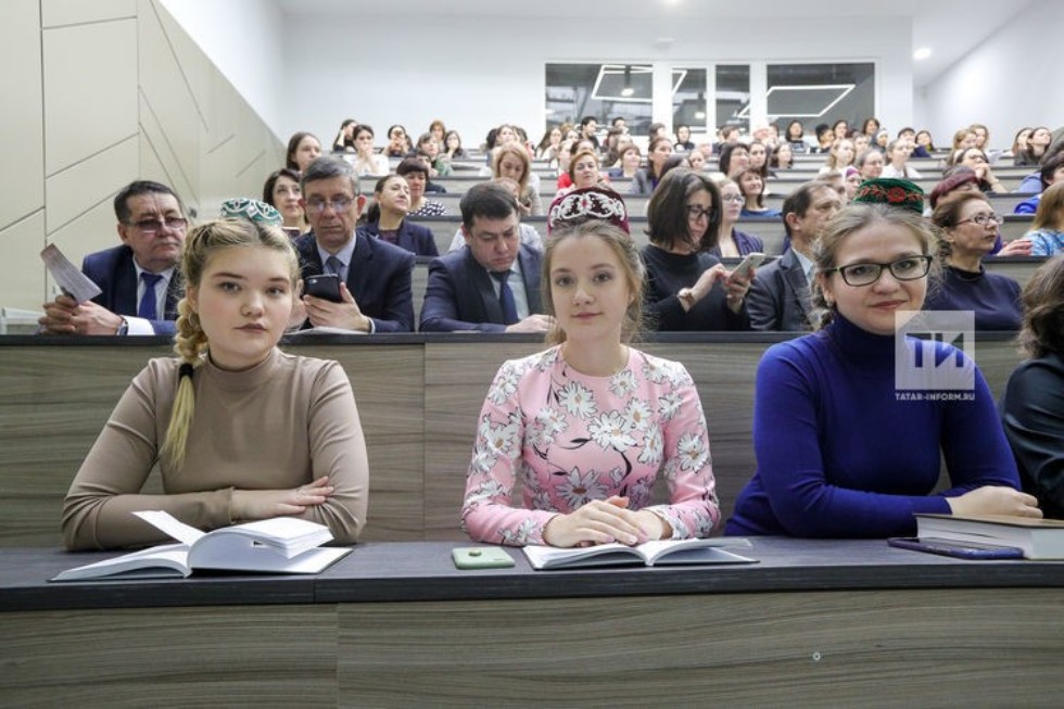 Милли мәдәният һәм мәгариф югары мәктәбендә төрки лингволкультурология конференциясе үтте Милли мәдәният һәм мәгариф югары мәктәбендә төрки лингволкультурология конференциясе үтте