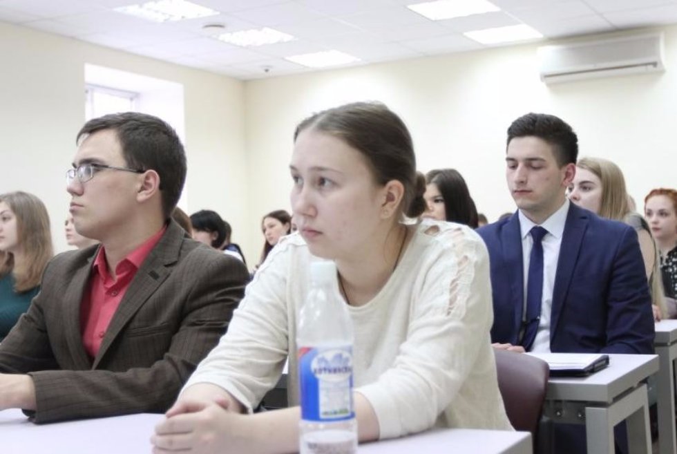Executive Vice-President of the American Chamber of Commerce in Russia Tatiana Raguzina at Kazan University