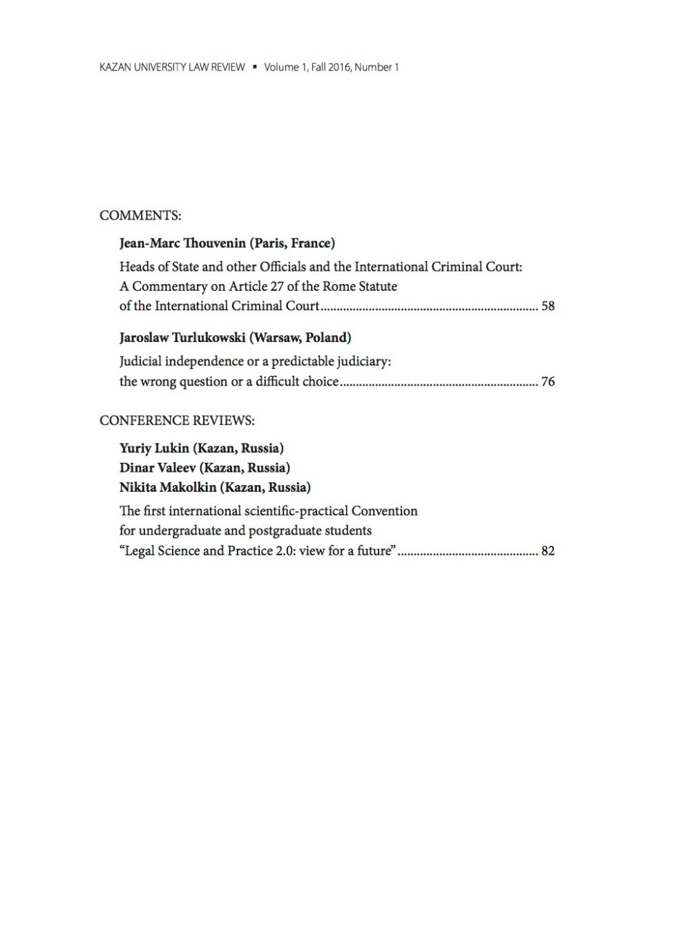 Kazan University Launches New English-Language Law Journal