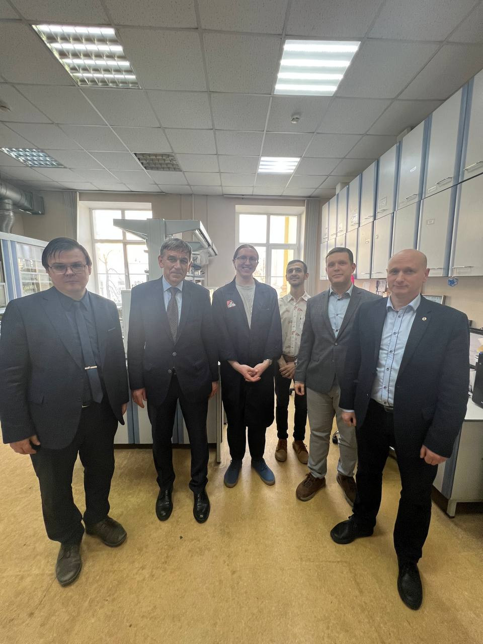 19 апреля Химический институт им А.М. Бутлерова посетил Генеральный директор РНФ Хлунов Александр Витальевич