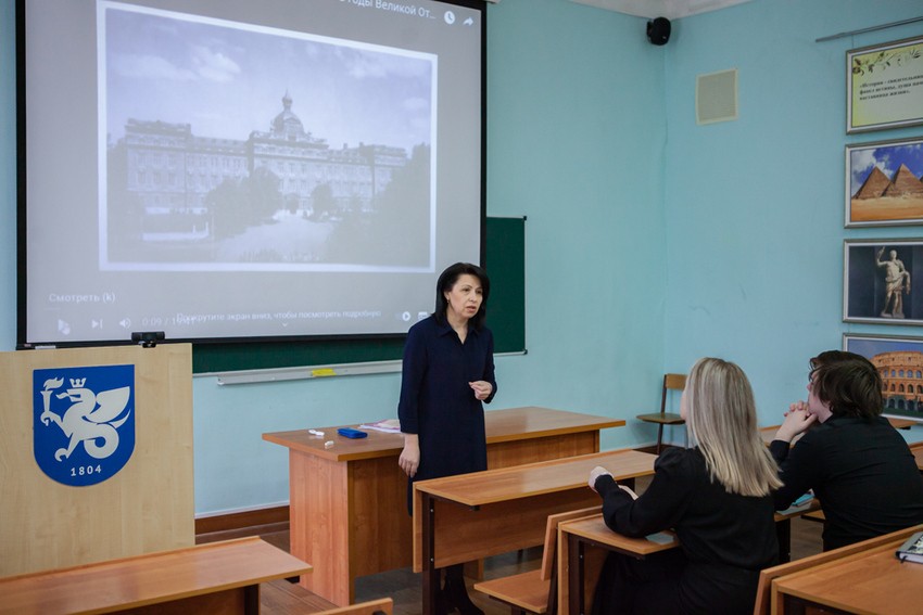 Прошла научно-популярная лекция 'Елабужский институт в годы Великой Отечественной войны' Прошла научно-популярная лекция 'Елабужский институт в годы Великой Отечественной войны'