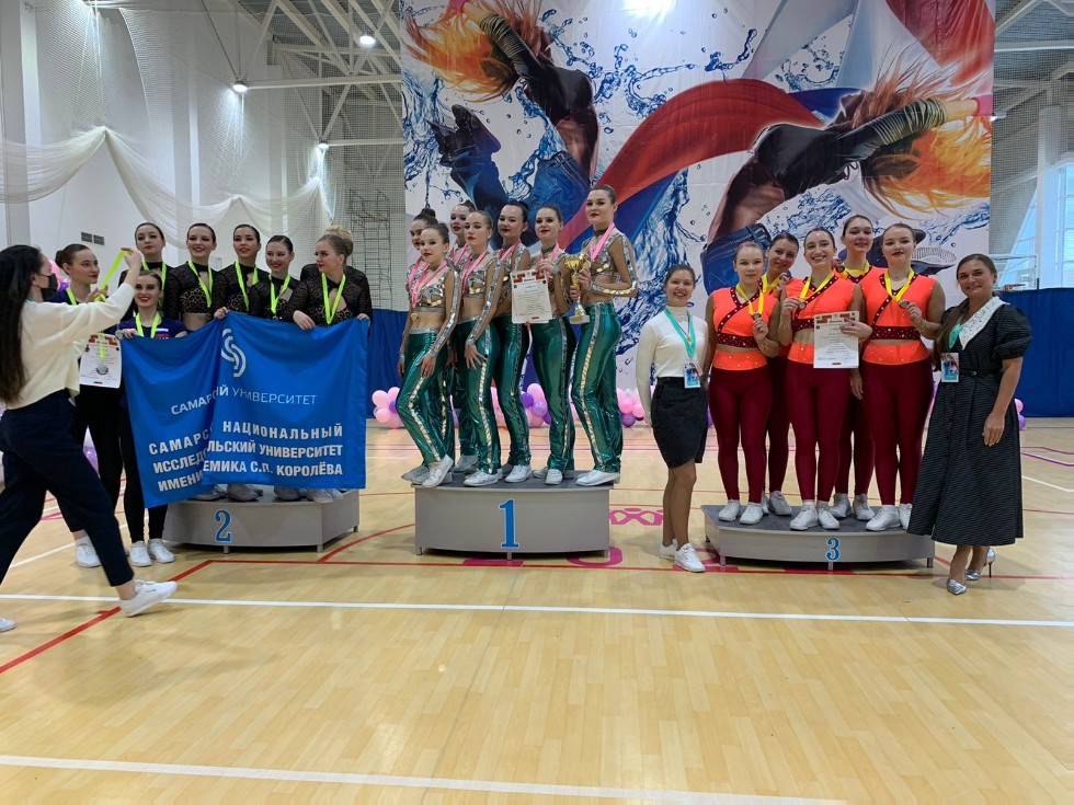 Абсолютные победители этапа Кубка России по фитнес-аэробике ,фитнес-аэробика, студенческий спорт