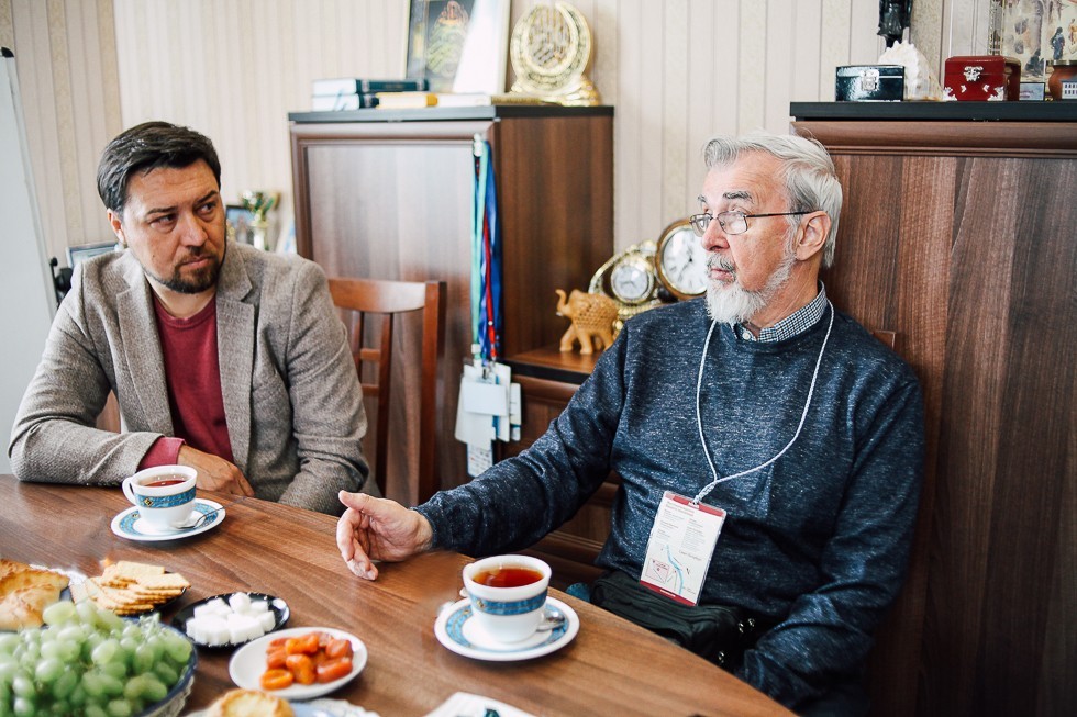 Chairman of the Heraldic Council of Russia Georgy Vilinbakhov visited Kazan Federal University