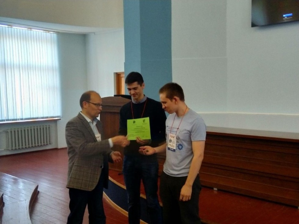 Two first prize and two second places won students of the Laboratory of intelligent robotic systems of the Higher Institute of Information Technologies and Intelligent Systems on hackathons on robotics ,ITIS, LIRS, robotics, roboschool