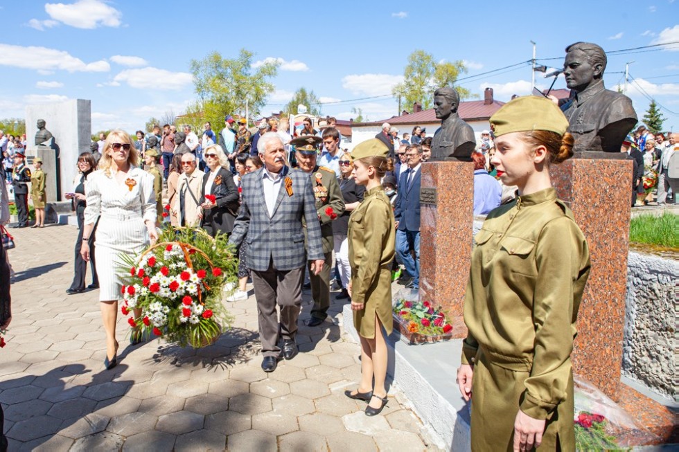 Elabuga Institute KFU participated in the city celebration of Victory Day