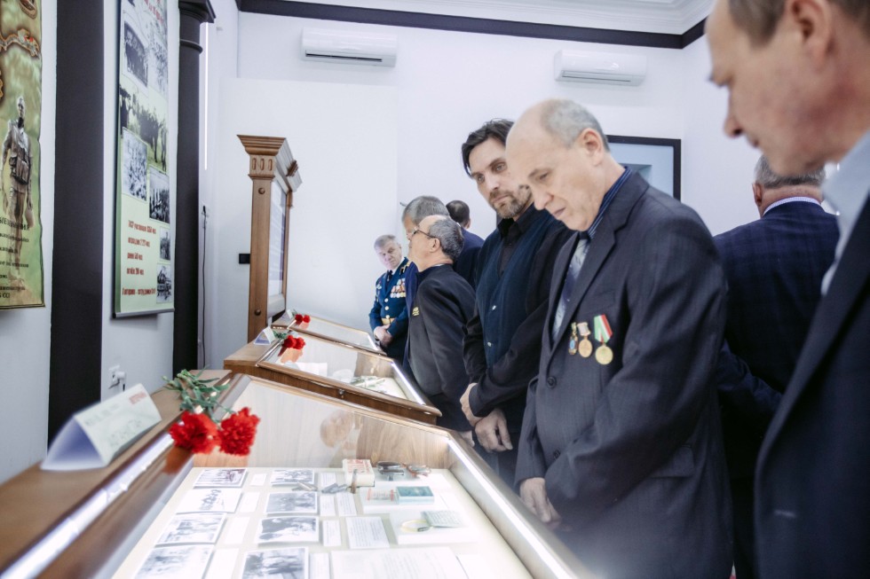 Exposition dedicated to veterans opened to celebrate Day of the Defender of the Fatherland