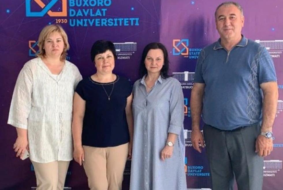 Преподаватели кафедры посетили Бухарский государственный университет Преподаватели кафедры посетили Бухарский государственный университет