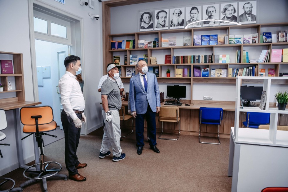 President of Tatarstan Rustam Minnikhanov visited Preparatory School facilities ,Preparatory School, President of Tatarstan