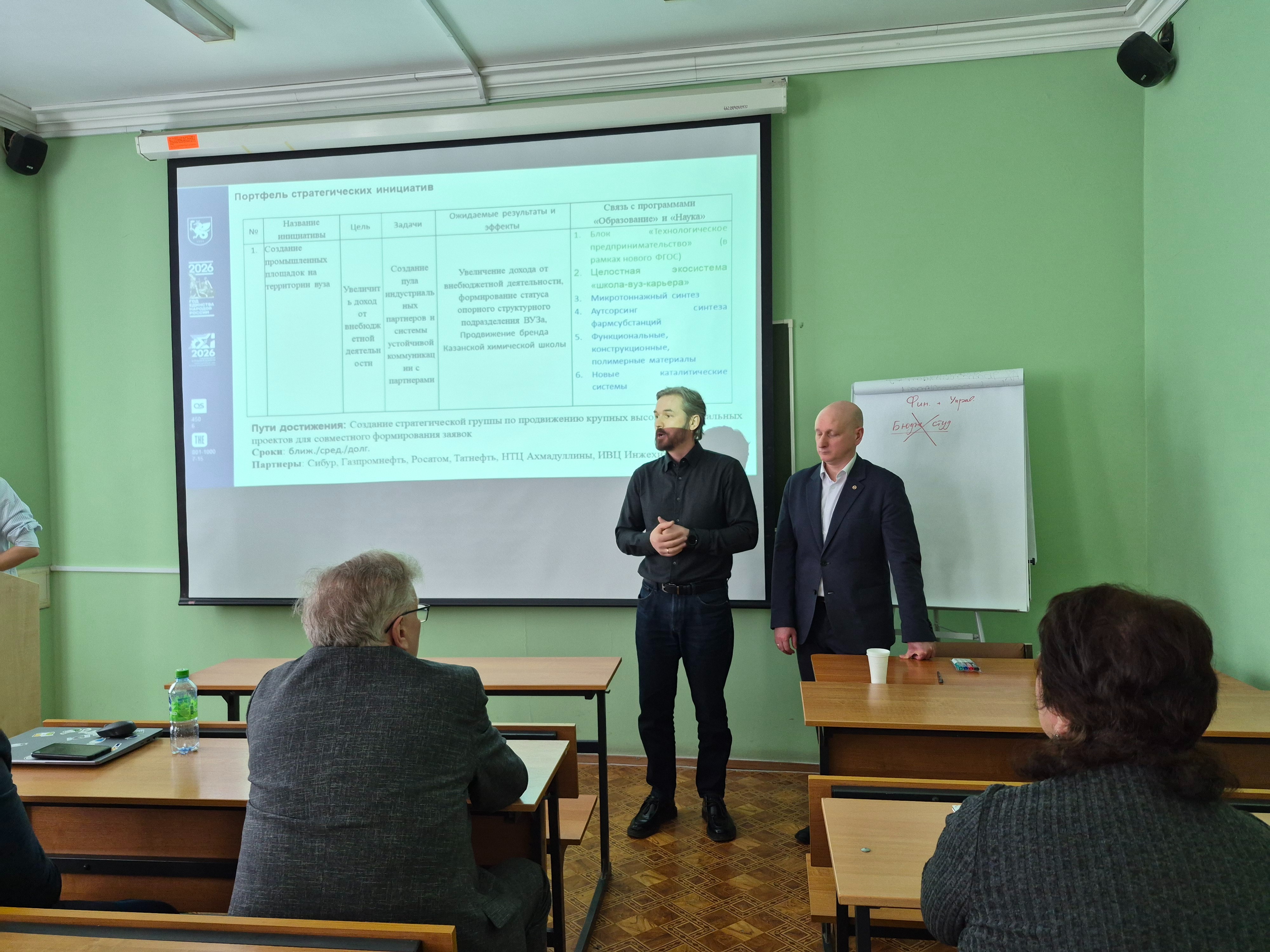 Проектно-аналитическая сессия в Химическом институте им. А.М. Бутлерова Проектно-аналитическая сессия в Химическом институте им. А.М. Бутлерова