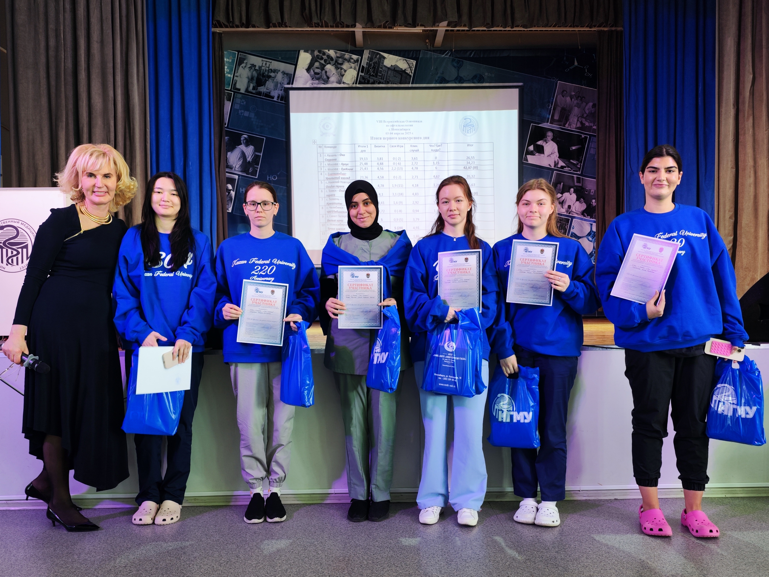 Ординатор КФУ по специальности 31.08.59 Офтальмология приняла участие в VIII Всероссийской олимпиаде по офтальмологии с международным участием (г. Новосибирск) Ординатор КФУ по специальности 31.08.59 Офтальмология приняла участие в VIII Всероссийской олимпиаде по офтальмологии с международным участием (г. Новосибирск)