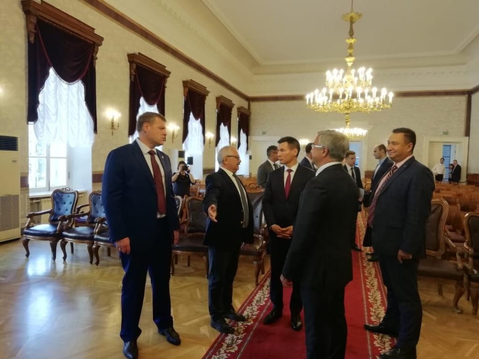 Acting governors of Astrakhan Oblast and Republic of Kalmykia visited Kazan University