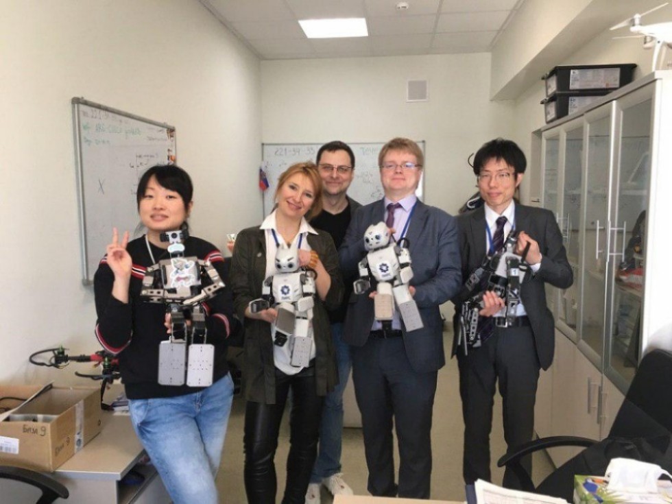 The representatives of Tsukuba University visited LIRS ,Japan, Japanese universities, the University of Tsukuba, Laboratory of Intelligent Robotics Systems, LIRS, Higher Institute of ITIS, Higher Institute of Information Technologies and Intelligent Systems