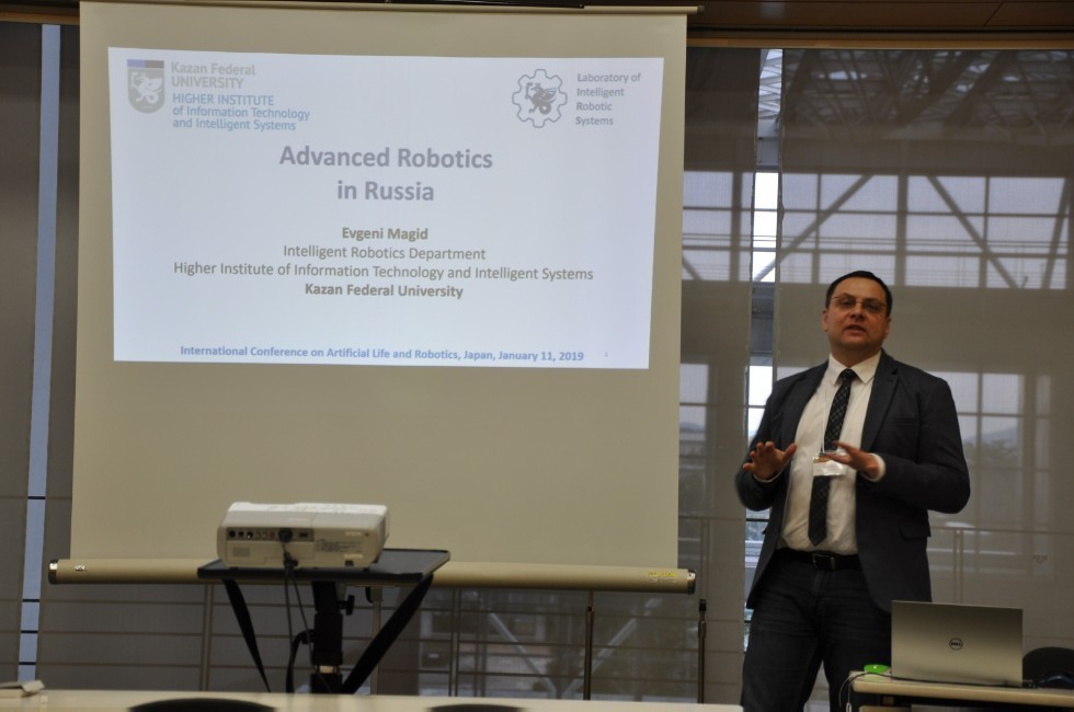 LIRS presented the results of scientific work on the International Conference ICAROB 2019, Japan ,LIRS, ITIS, robotics