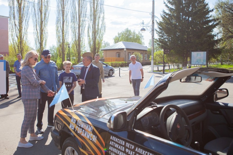 Elabuga Institute KFU participated in the city celebration of Victory Day