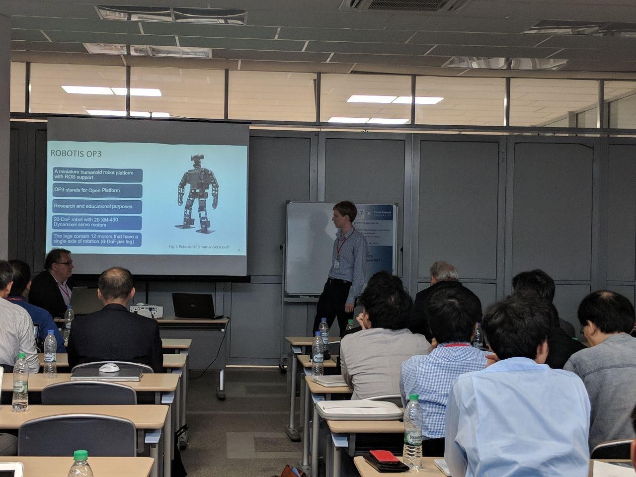 Kanazawa University Symposium was held jointly with KFU ,Higher Institute of Information Technologies and Information Systems, Intelligent Robotics Department, Laboratory of Intelligent Robotic Systems, Research, Russia