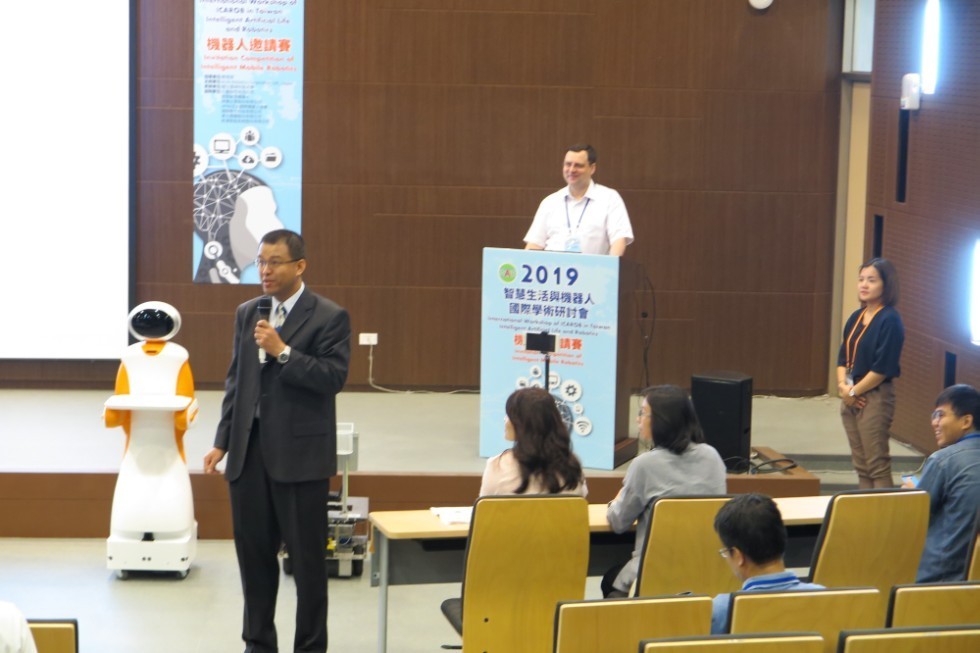 Evgeni Magid attended the International Workshop of ICAROB-2019 in Taiwan ,International conference, intelligent robotics, Master's program in Intelligent Robotics, Laboratory of Intelligent Robotic Systems,LIRS, Higher Institute of Information Technologies and Intelligent Systems, ITIS