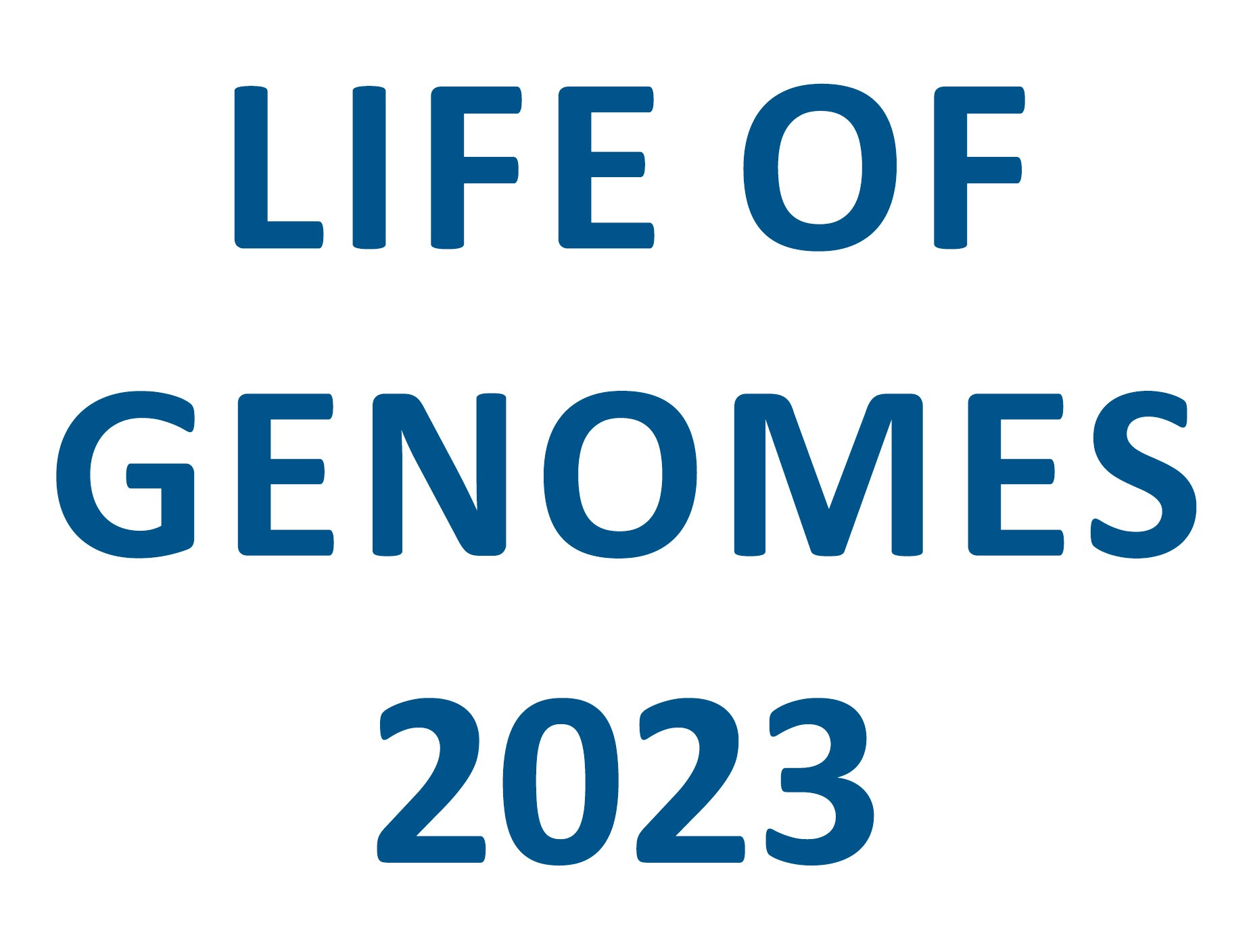 Life of genomes 2023 , , Life of Genomes, ,  ,   ,  