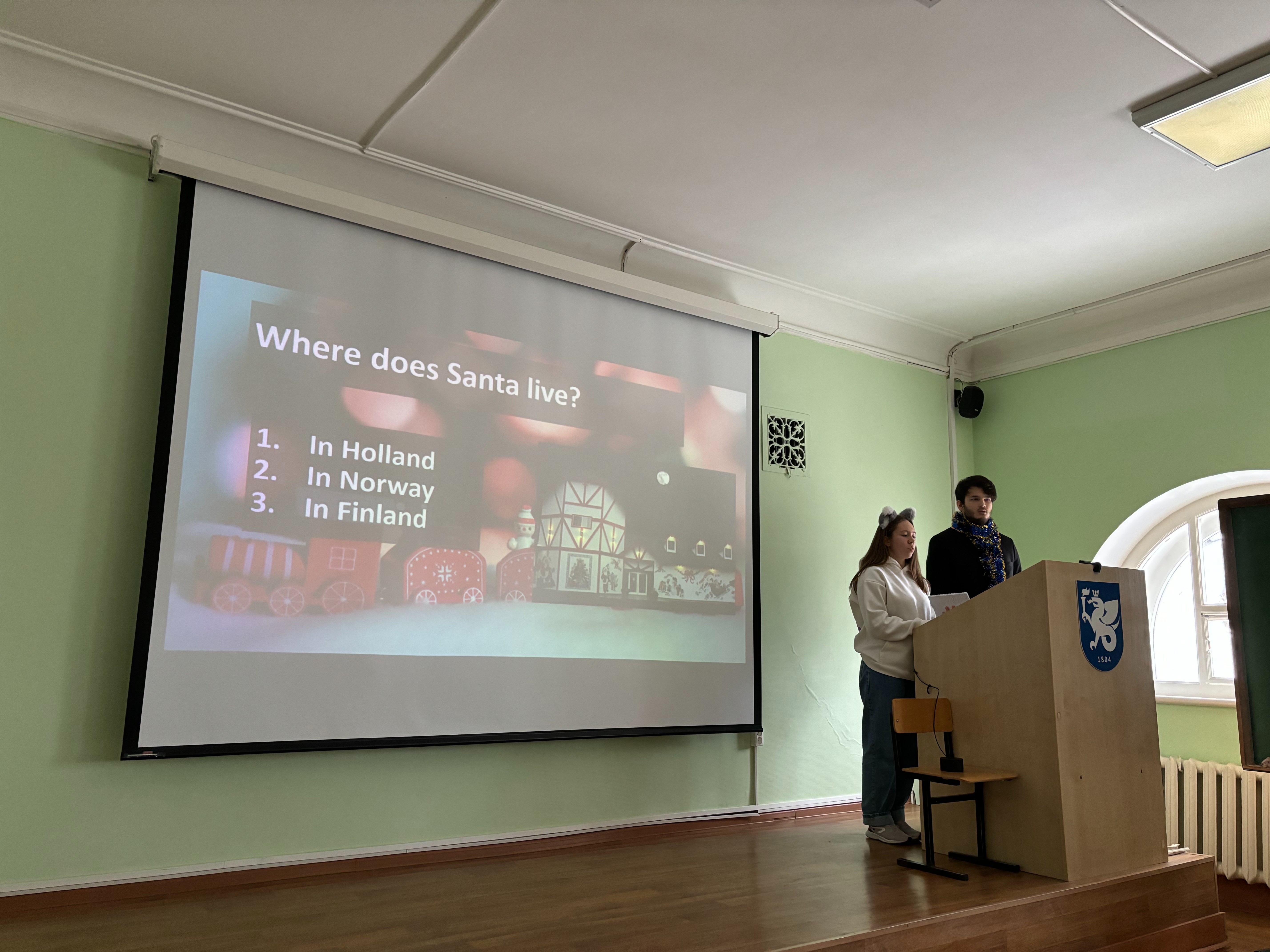 Рождественские истории на отделении иностранных языков Рождественские истории на отделении иностранных языков