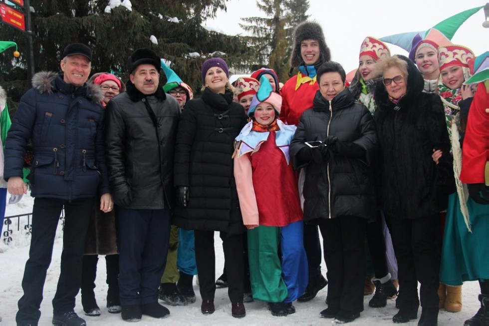 The students of Yelabuga Institute KFU celebrated Tatyana's day as a large-scale holiday.