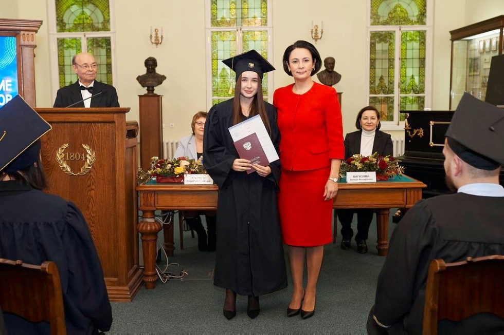 AWARD OF DIPLOMAS TO GRADUATES OF MASTER'S PROGRAMS