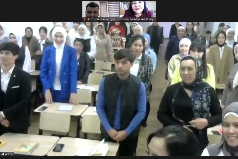 Вебинар для студентов Кокандского государственного педагогического института им. Мукимий Вебинар для студентов Кокандского государственного педагогического института им. Мукимий