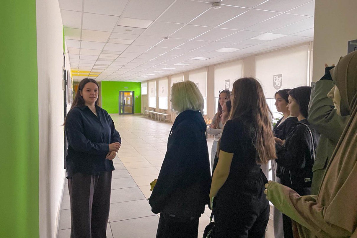 Будущие учителя посетили 'Университетскую' школу Будущие учителя посетили 'Университетскую' школу