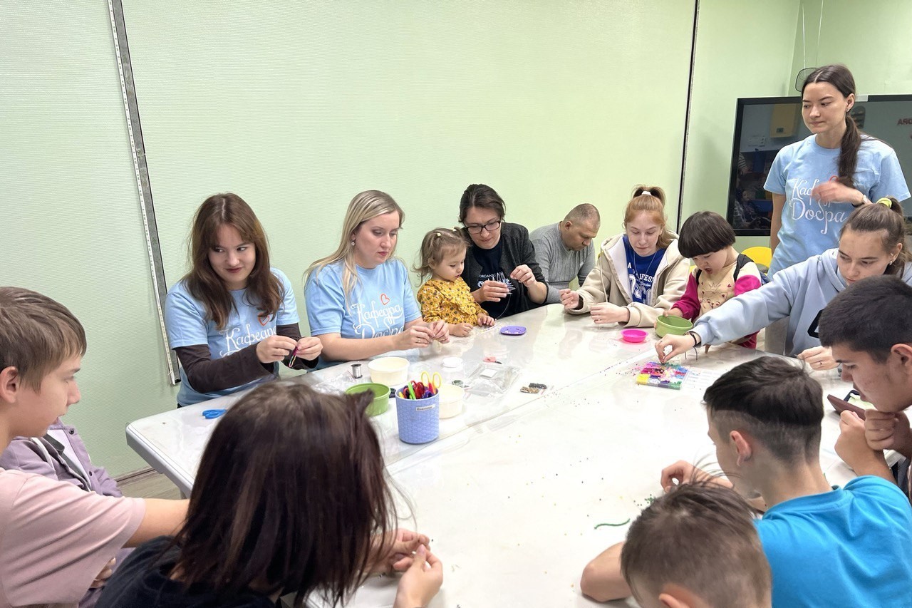 'Кафедра добра' провела мастер-класс для детей реабилитационного центра 'Астра' 'Кафедра добра' провела мастер-класс для детей реабилитационного центра 'Астра'