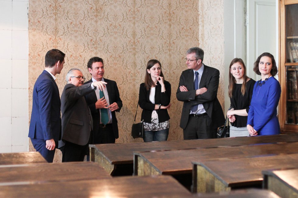 Spanish Embassy Counselor Alvaro De La Riva at Kazan University