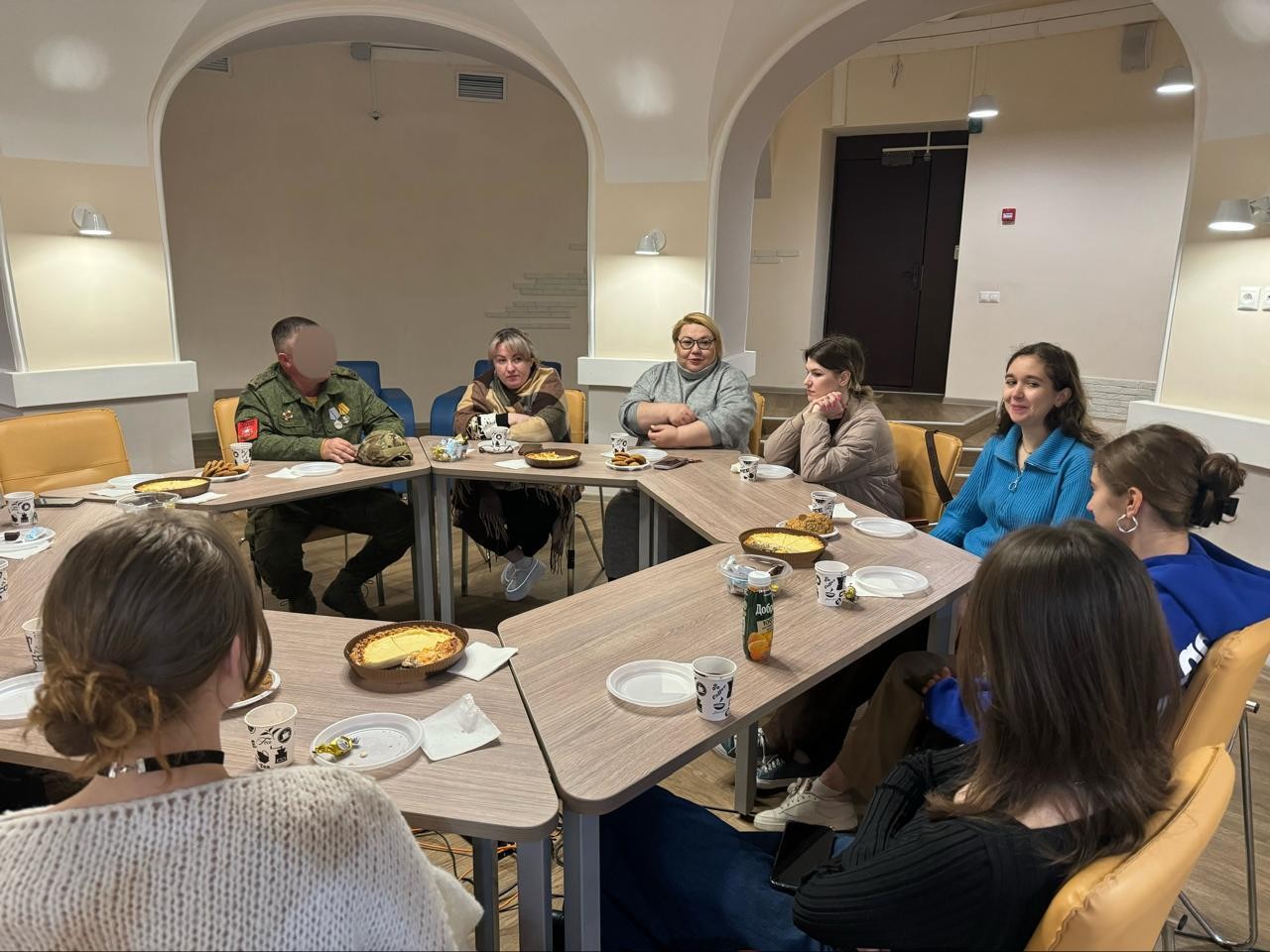 Встреча с участником боевых действий специальной военной операции Встреча с участником боевых действий специальной военной операции