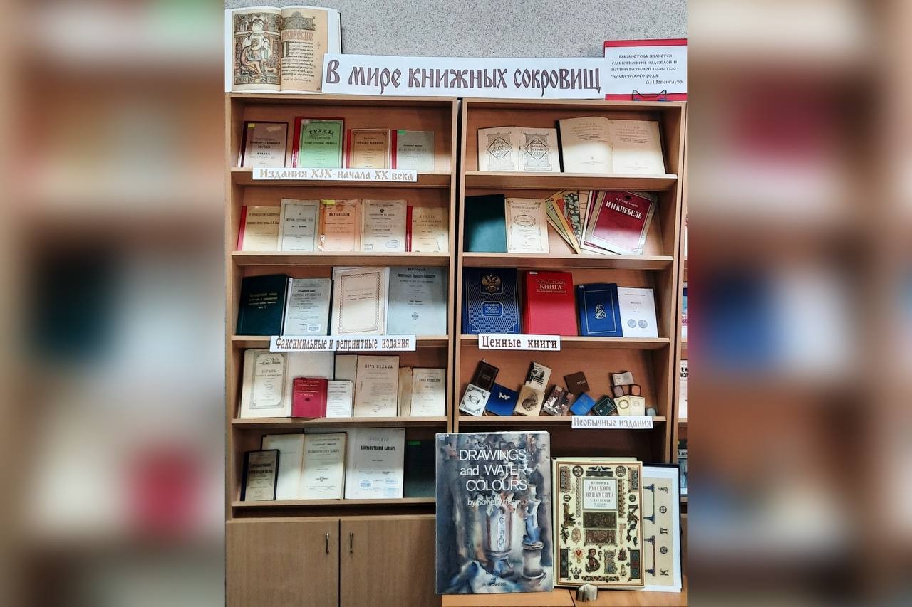 'В мире книжных сокровищ' 'В мире книжных сокровищ'