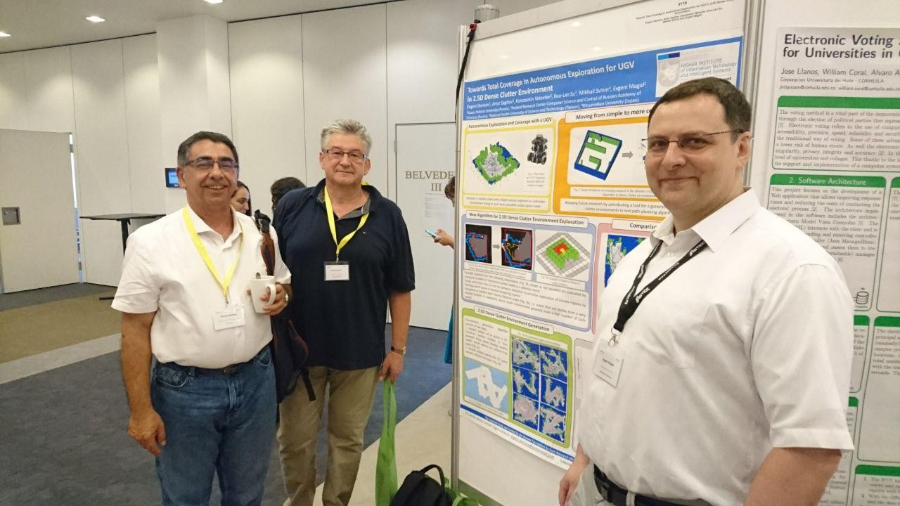 ЛИРС приняла участие в XVI Международной конференции по информатике в управлении, автоматизации и робототехнике (ICINCO 2019) в Чехии. ЛИРС приняла участие в XVI Международной конференции по информатике в управлении, автоматизации и робототехнике (ICINCO 2019) в Чехии.
