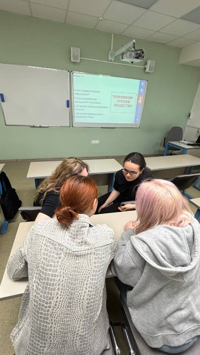 Кураторский час 17.1-319 группы на тему 'ТЕРРОРИЗМУ И ЭКСТРЕМИЗМУ ? НЕТ!' Кураторский час 17.1-319 группы на тему 'ТЕРРОРИЗМУ И ЭКСТРЕМИЗМУ ? НЕТ!'