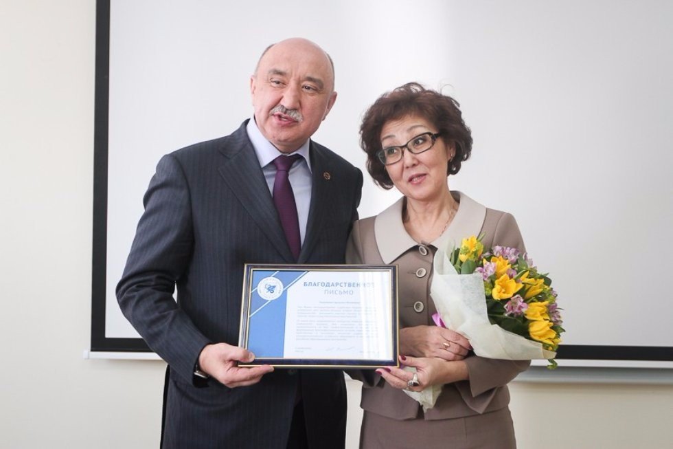 Delegation of the Muslim Board of Russia at Kazan University