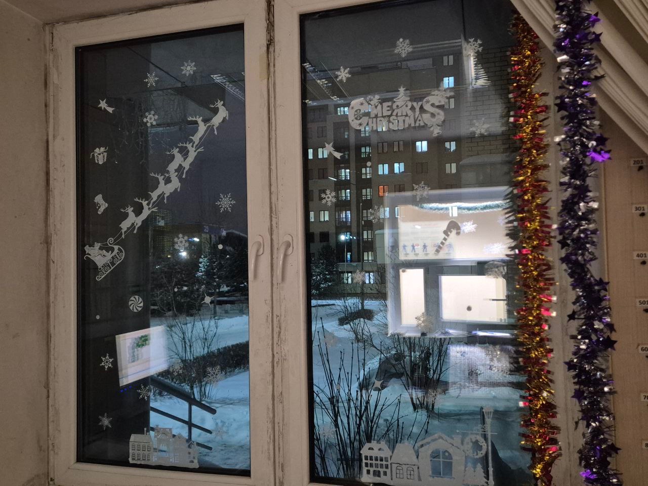 Праздничное преображение общежитий КФУ Праздничное преображение общежитий КФУ