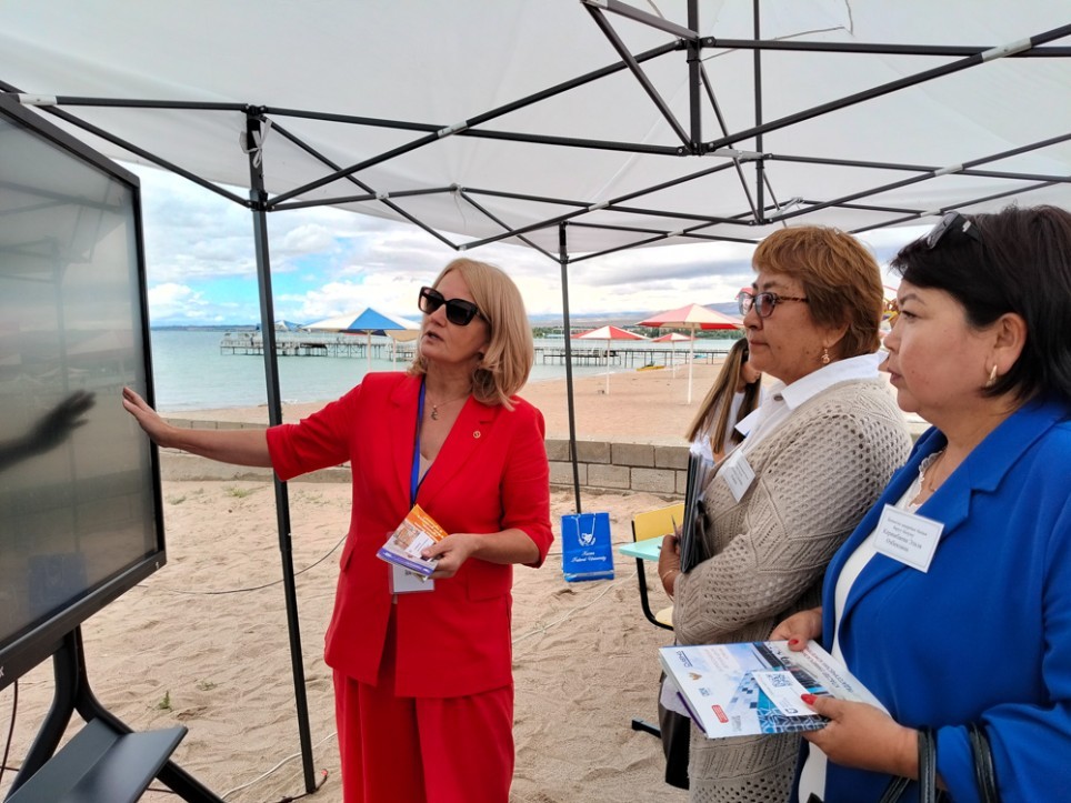 Elabuga Institute of KFU took part in an educational fair in Kyrgyzstan