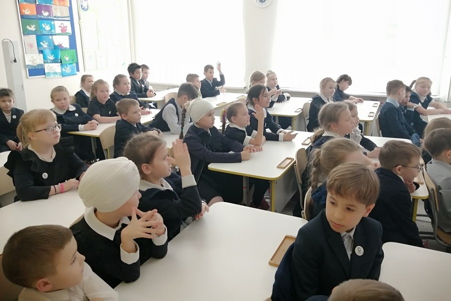 Интерактивное занятие состоялось в 'Университетской' школе Интерактивное занятие состоялось в 'Университетской' школе