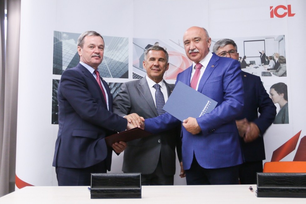 Kazan University and IT powerhouse ICL agree to develop research and technological cooperation ,ICL, President of Tatarstan, Innopolis